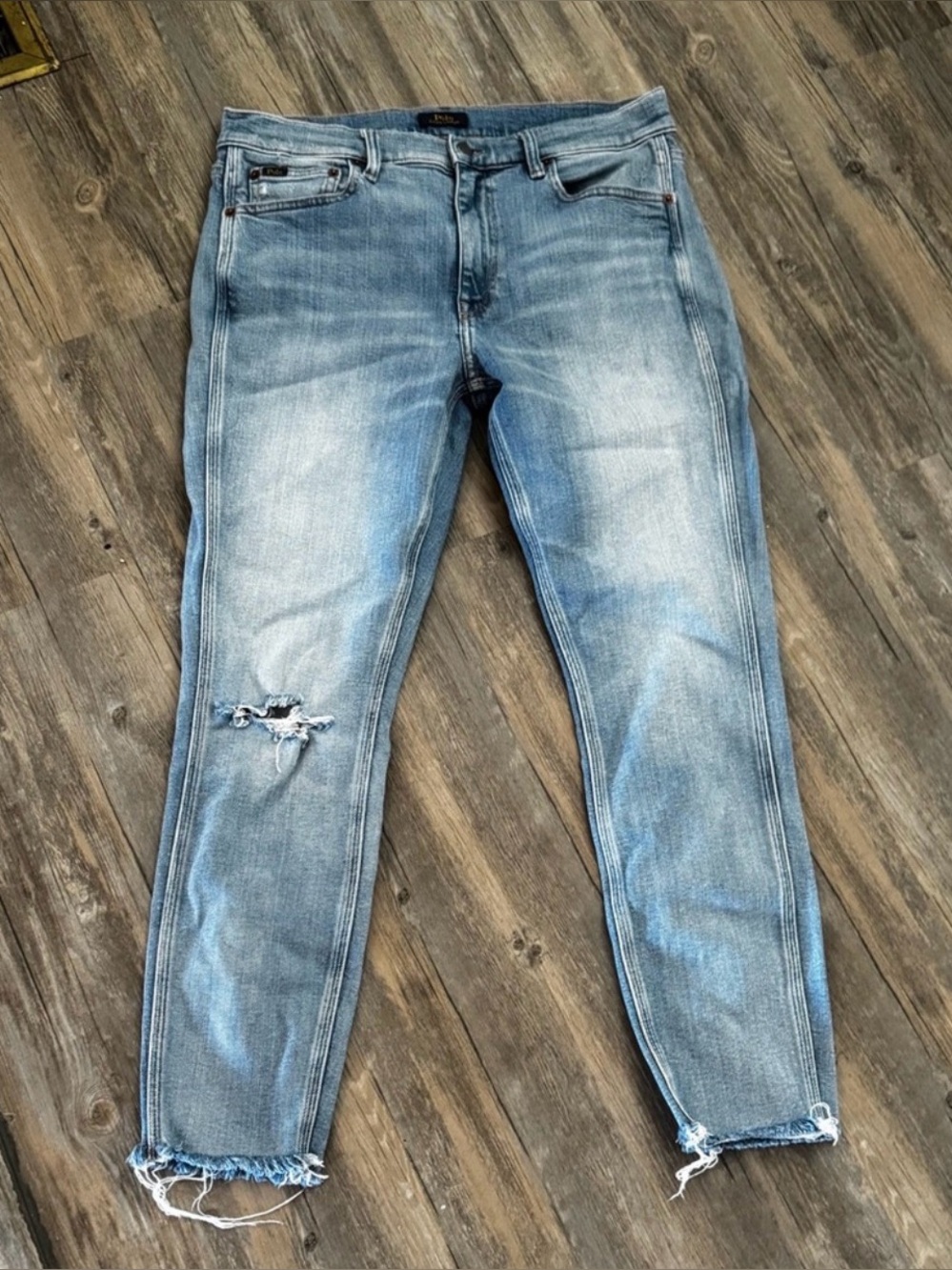 Polo Ralph Lauren Tompkins Mid Rise Skinny Crop Jeans